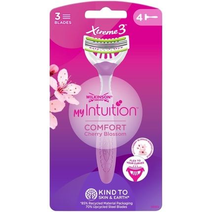 Wilkinson Sword Xtreme 3 Beauty Women'S Disposable Razors Silver 4 Count
