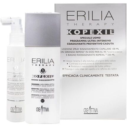 Creattiva Erilia Kopexil Gift Set With 100Ml Lotion And 250Ml Oxygenating Bath