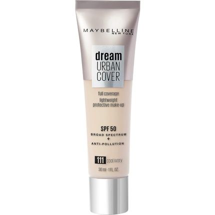 Maybelline New York Dream Urban Cover All-In-One Foundation 30Ml 111 Cool Ivory