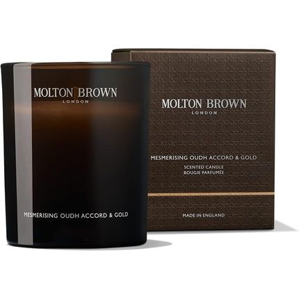 Molton Brown Mesmerising Oudh Accord & Gold Signature Scented Single Wick Candle 190G