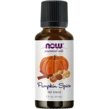 Now Essential Oils, Pumpkin Spice Oil Blend, Pleasant Sweet Spice Scent With
