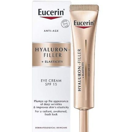 Eucerin Hyaluron Filler + Elasticity Eye Treatment Cream With Spf15 15Ml