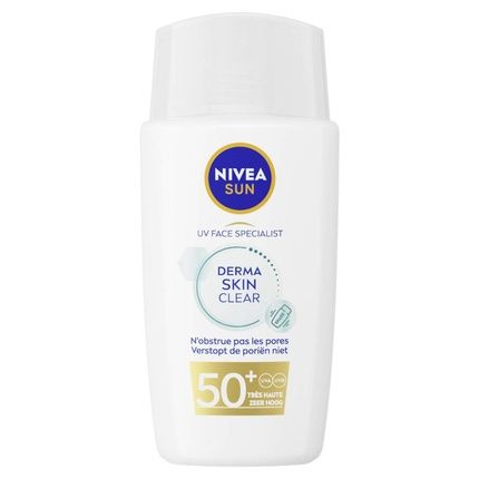 Nivea Sun Derma Skin Clear Spf50 Face Fluid - 40 Ml