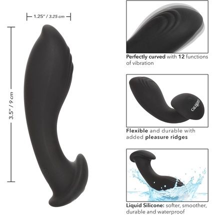 Calexotics Silicone Anal Plug Black