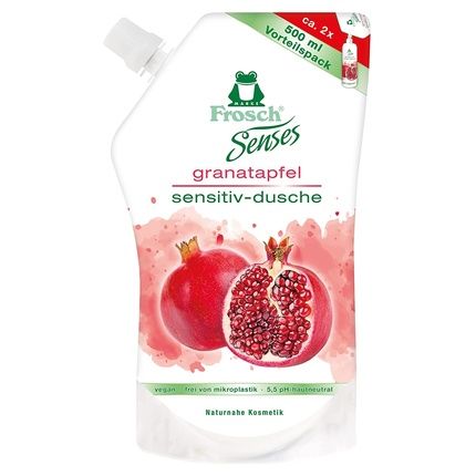 Frosch Senses Sensitive Shower Pomegranate Shower Gel Ph-Neutral And Vegan 500Ml