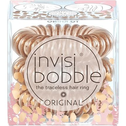 Invisibobble Original Hair Scrunchie "All Roads Lead To Rhino", 3 X Spiral Hair - Image 3