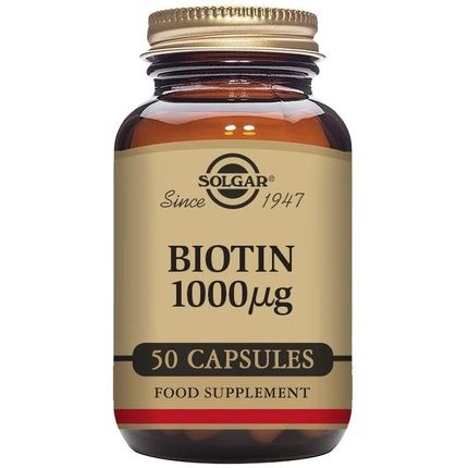 Solgar Biotin 1000mcg Vegetable Capsules 50 Count