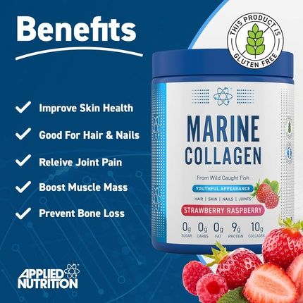 Applied Nutrition Marine Collagen Powder Hydrolysed Collagen Protein