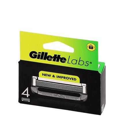 Gillette Labs Razor Blades Key Size Refill Pack Of 4 Units
