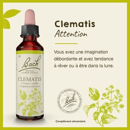 Fleurs De Bach Original Clematis 20Ml