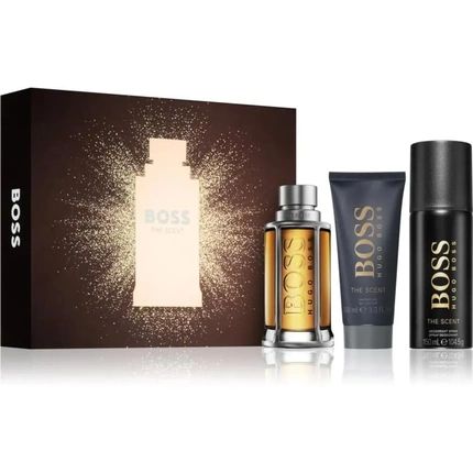 Hugo Boss The Scent Eau De Toilette 100Ml With Deodorant 150Ml And Shower Gel 100Ml