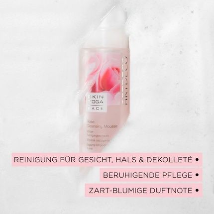 Artdeco Rose Cleansing Mousse Gentle Cleansing Foam With Valuable Ingredients