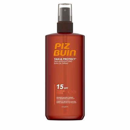 Piz Buin Tan & Protect Tan Accelerating Oil Spray Spf 15 150Ml - Image 3