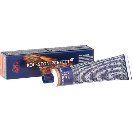 Wella Koleston Perfect Me+ 8/73 Light Blonde Brown Gold Hair Color 60Ml
