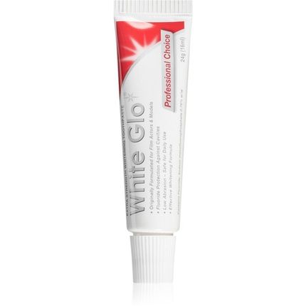 White Glo Professional Choice Whitening Toothpaste 24G - Travel Size