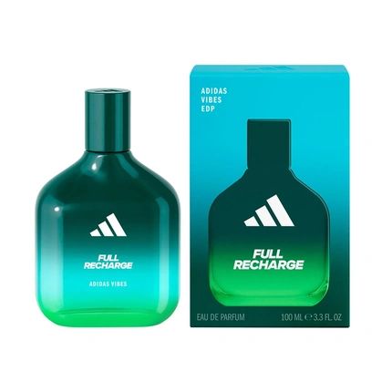 Adidas Vibes Full Recharge Eau De Parfum For All 100Ml - Uplifting And Invigorating Long Lasting Fragrance With Cedar Leaf And Clary Sage - Image 3