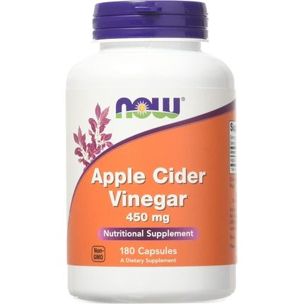 Now Foods - Apple Cider Vinegar 450 Mg 180 Caps