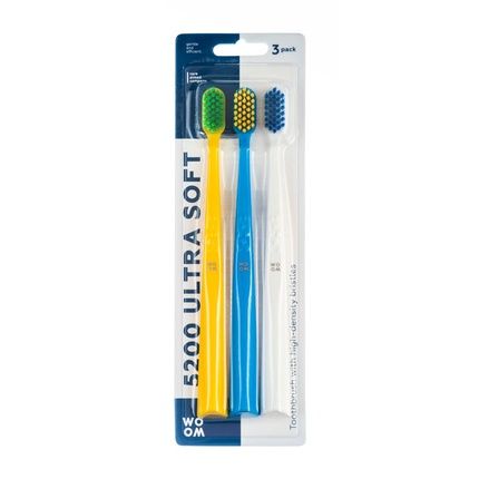 Woom 5200 Ultra Soft Toothbrush - Pack Of 3
