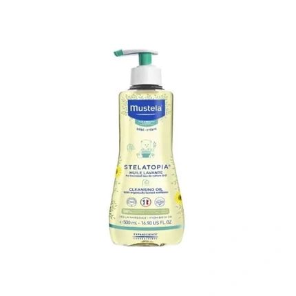 Mustela Bb Stelatopia Shower Oil 500 Ml For Extremely Dry And Atopic Skin