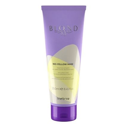 Inebrya Blondesse No-Yellow Mask For Blonde, Lightened, Highlighted, And Gray Hair 250Ml