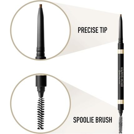 Max Factor Brow Shaper Double Tipped Mechanical Pencil With Spoolie Brush