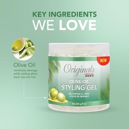 Originals By Africa'S Best Olive Oil Styling Gel For Non-Flaky Superior Hold - Image 3