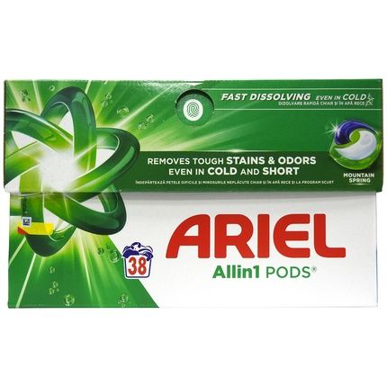 Ariel Detergent Capsules 38 Pieces Pods