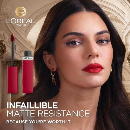 L'Oreal Paris Liquid Lipstick Intense Color Long-Lasting Formula With Hyaluronic Acid 5.00Ml