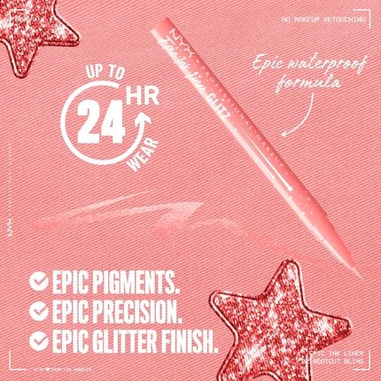 Nyx Professional Makeup Epic Ink Glitz Liner Waterproof Metallic