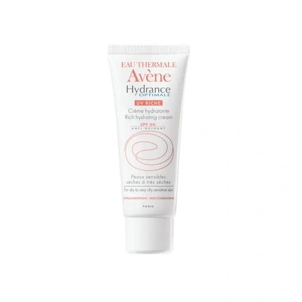 Avene Hydrance Rich Uv 40 Ml Moisturizer For Dry To Very Dry Skin With Spf 20