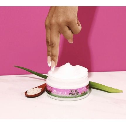 Mielle Rice Water & Aloe Vera Blend Deep Conditioner For Hair 8Oz - Image 3