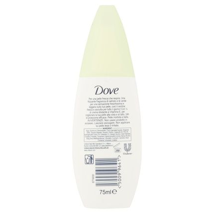 Dove Go Fresh Cucumber And Green Tea Deodorant Spray 75Ml - Image 3