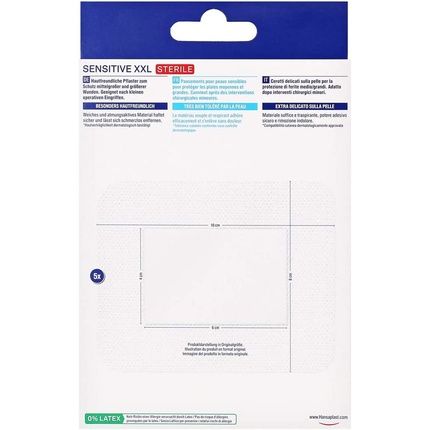 Hansaplast Sensitive Sterile Wound Dressing 8X10 Cm