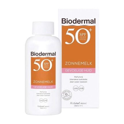Biodermal Sun Milk Sensitive Skin - Sunscreen For Sensitive Skin -Spf50+ 200 Ml