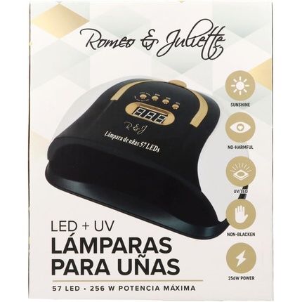 Albi Pro Uv Led Nail Lamp 256W Black