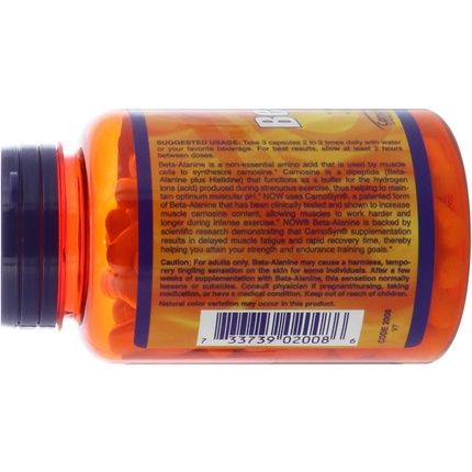 Now Foods Sport Beta-Alanine 750Mg 120 Capsules