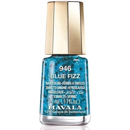Mavala Fizzy Holiday 2023 Breathable Mini Nail Polish Blue Fizz 5Ml