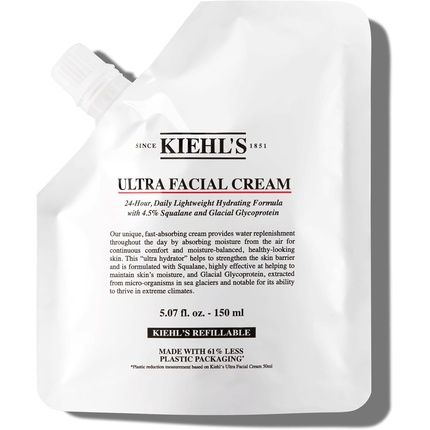 Kiehl'S Ultra Facial Cream Refill Pouch 5.07Oz 150Ml