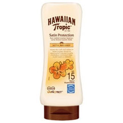 Hawaiian Tropic Satin Protection Sun Lotion With Mango And Shea Butter Spf 15 180Ml