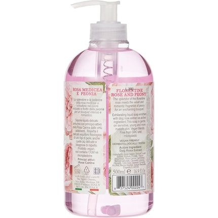 Nesti Dante Romantica Rose And Peony Liquid Soap 0.5L