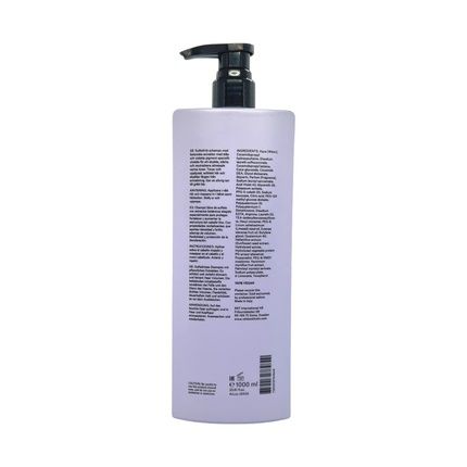 Ref Cool Silver Shampoo 1000Ml With Botanical Extracts And Violet Pigments - Sulfate Free
