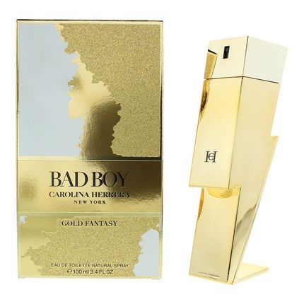 Carolina Herrera Bad Boy Gold Fantasy Eau De Toilette 100Ml For Men