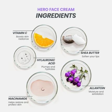 Wonderskin Purevoc Hero Face Cream Anti Wrinkle Moisturizing Hydrating Anti Aging Daily Facial Moisturizer For Dry Skin - Image 3