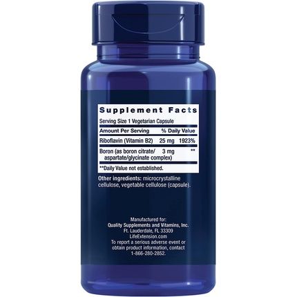 Life Extension Boron 3Mg Vegetarian Capsules 100 Count