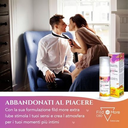 Fild More Extra Lube Natural Intimate And Stimulating Female Lubricant With Hemp Oil Hyaluronic Acid Sodium Salt Aloe And Maca - Image 3