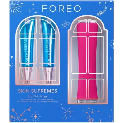 Foreo Skin Supremes Espada + Bha+Pha Blemish Solution Acne Treatment And Salicylic Acid Care Set 15Ml Magenta