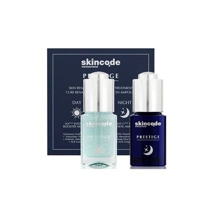 Skincode Prestige Skin Renaissance Ampoules Set Of Day And Night Skin Care 2 X 15 Ml