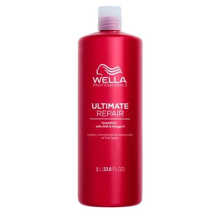 Wella Professionals Ultimate Repair Shampoo 1000Ml Regenerating Shampoo For All Hair Types
