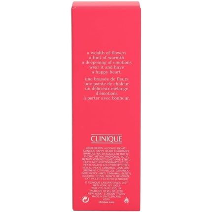 Clinique Happy Heart Eau De Parfum Spray 50Ml - Image 3