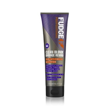 Fudge Clean Blonde Damage Rewind Violet Toning Shampoo 1000Ml Unisex Purple Toning Shampoo For Blonde And Highlighted Hair